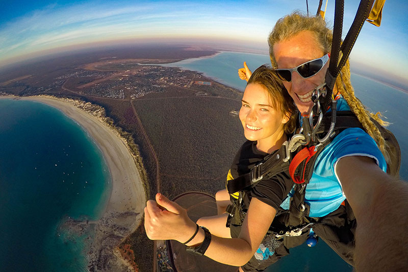 Geronimo Broome 10,000ft Cable Beach Broome Tandem Skydive